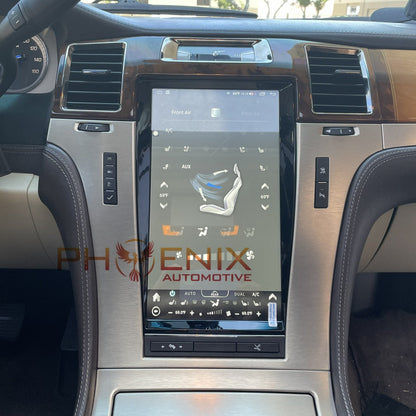 [Open box] 13.6" ANDROID 12 VERTICAL SCREEN Navigation Radio for Cadillac Escalade 2007 - 2014 In-Dash audio/video players head unit stereo online Phoenix Automotive Android Radio Tesla-style T-style XL Large screen Vertical screen big screen Linkswell inc x knob joying Aucar auto AutoTecPro Navigation Systems Rhino dasaita American muscle nifty city merge screens seicane car radio