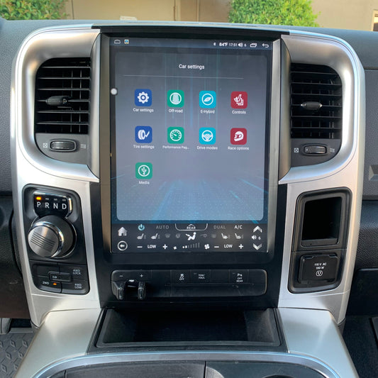 [Open box] 12.1“/ 13" Android 10 Fast boot Vertical Screen Navi Radio for Dodge Ram 2009 - 2018 In-Dash audio/video players head unit stereo online Phoenix Automotive Android Radio Tesla-style T-style XL Large screen Vertical screen big screen Linkswell inc x knob joying Aucar auto AutoTecPro Navigation Systems Rhino dasaita American muscle nifty city merge screens seicane car radio