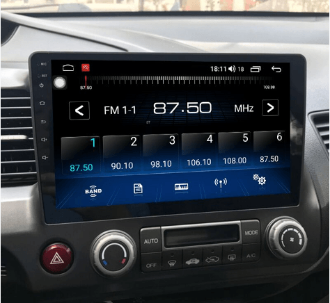 10.1" Android 9 Navigation Radio for Honda Civic 2004 - 2011 - Smart Car Stereo Radio Navigation | In-Dash audio/video players online - Phoenix Automotive