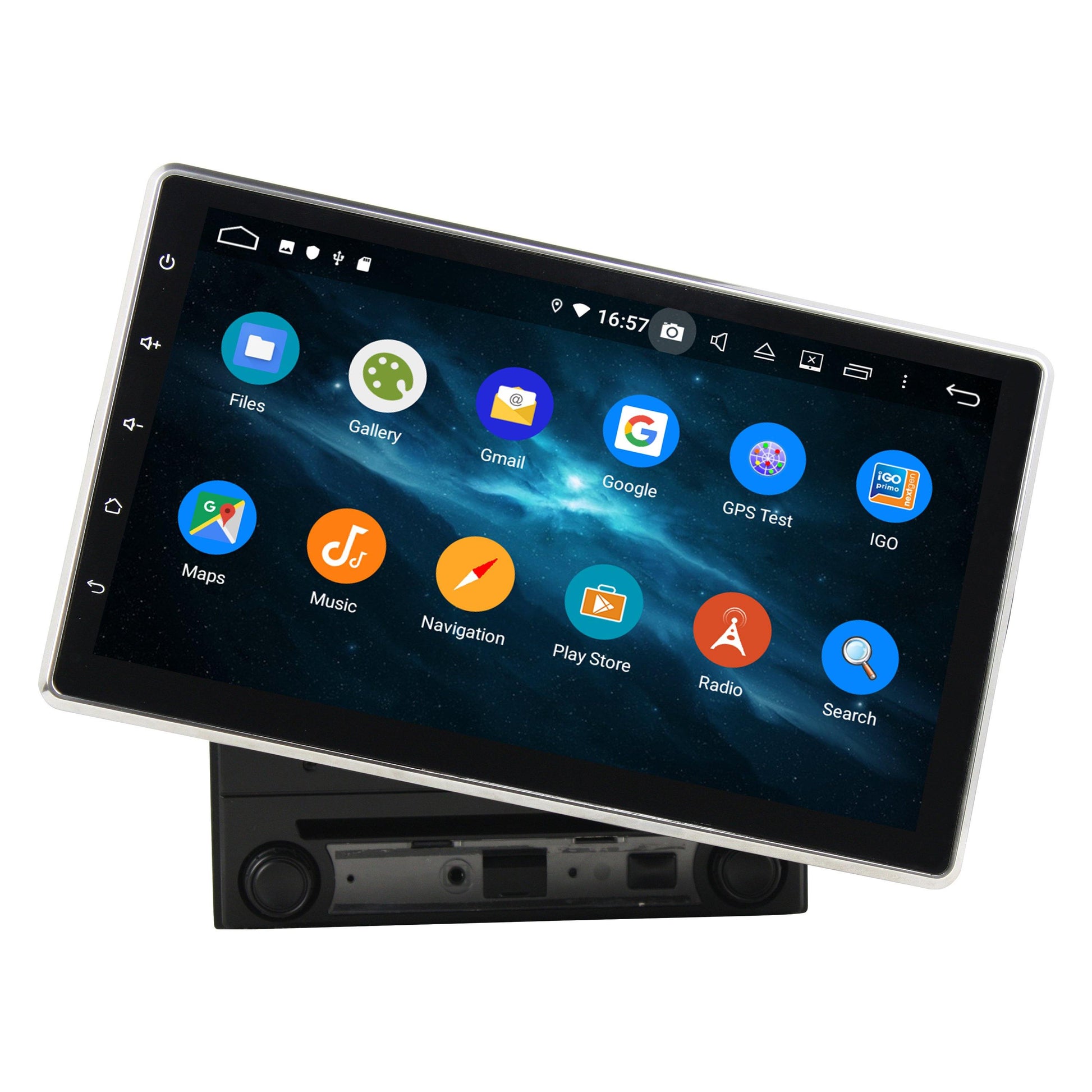 10.1" Universal Android 10.0 Navigation Radio with double Din one Din In-Dash audio/video players head unit stereo online Phoenix Automotive Android Radio Tesla-style T-style XL Large screen Vertical screen big screen Linkswell inc x knob joying Aucar auto AutoTecPro Navigation Systems Rhino dasaita American muscle nifty city merge screens seicane car radio