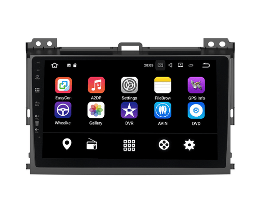 8" Octa-core Quad-core Android Navigation Radio for Toyota Prado 2004 - 2009 - Smart Car Stereo Radio Navigation | In-Dash audio/video players online - Phoenix Automotive