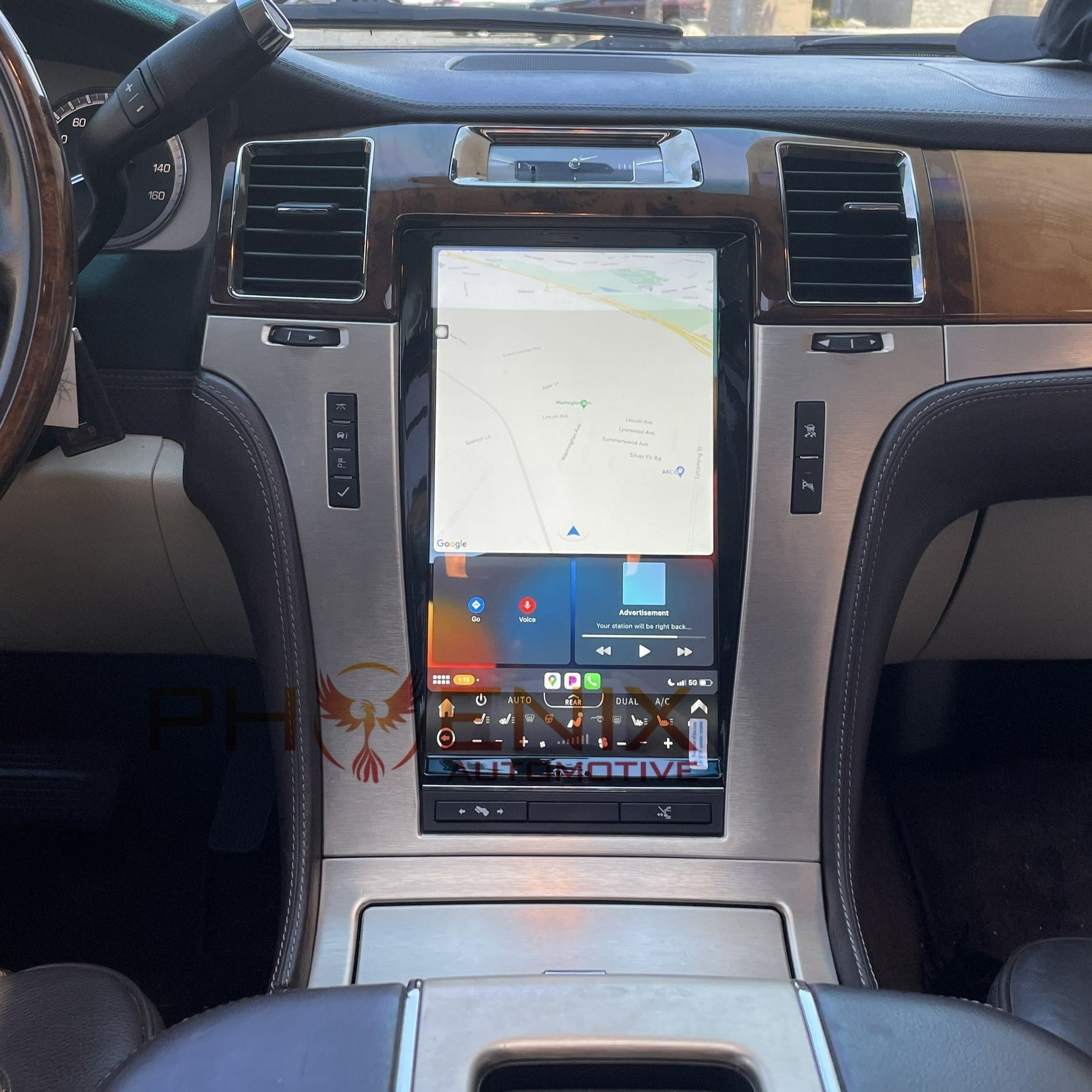 [Open box] 13.6" ANDROID 12 VERTICAL SCREEN Navigation Radio for Cadillac Escalade 2007 - 2014 In-Dash audio/video players head unit stereo online Phoenix Automotive Android Radio Tesla-style T-style XL Large screen Vertical screen big screen Linkswell inc x knob joying Aucar auto AutoTecPro Navigation Systems Rhino dasaita American muscle nifty city merge screens seicane car radio