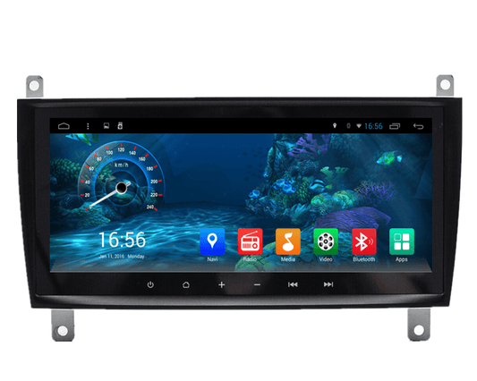 8.8" Octa-core Metal Trim Android Navigation Radio for Mercedes Benz C CLK W203 C200 C230 C320 CLK350 - Smart Car Stereo Radio Navigation | In-Dash audio/video players online - Phoenix Automo