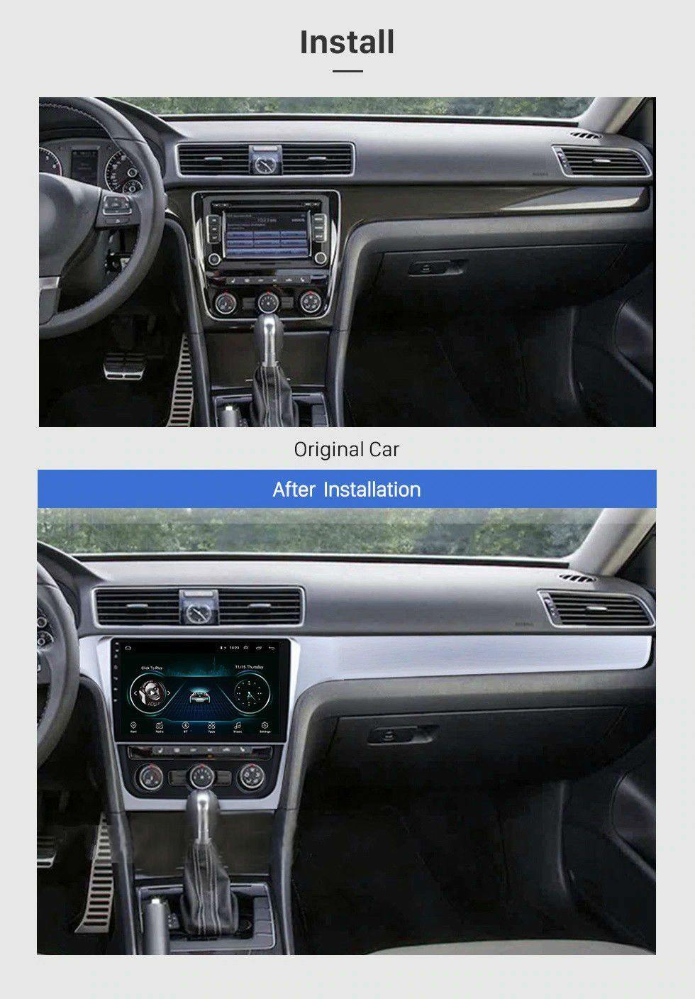 10.1 Octa-Core Android Navigation Radio for VW Volkswagen Passat 2012-2016 In-Dash audio/video players head unit stereo online Phoenix Automotive Android Radio Tesla-style T-style XL Large screen Vertical screen big screen Linkswell inc x knob joying Aucar auto AutoTecPro Navigation Systems Rhino dasaita American muscle nifty city merge screens seicane car radio