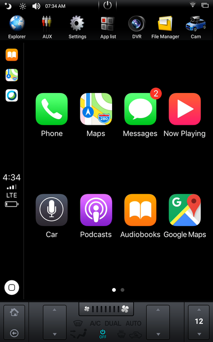 Wireless Apple Carplay USB Dongle In-Dash audio/video players head unit stereo online Phoenix Automotive Android Radio Tesla-style T-style XL Large screen Vertical screen big screen Linkswell inc x knob joying Aucar auto AutoTecPro Navigation Systems Rhino dasaita American muscle nifty city merge screens seicane car radio