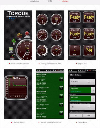 Bluetooth OBDII EML327 Adapter Scanner (NOT fit vertical screen units) - Smart Car Stereo Radio Navigation | In-Dash audio/video players online - Phoenix Automotive