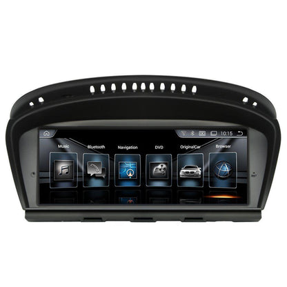 8.8" Android Navigation Radio for BMW 5 Series  E60 E61 2003 - 2010 In-Dash audio/video players head unit stereo online Phoenix Automotive Android Radio Tesla-style T-style XL Large screen Vertical screen big screen Linkswell inc x knob joying Aucar auto AutoTecPro Navigation Systems Rhino dasaita American muscle nifty city merge screens seicane car radio